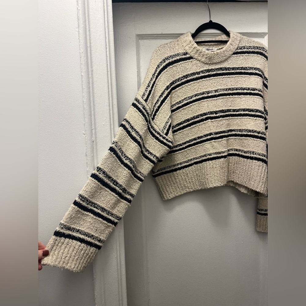 Madewell Eyelash-Yarn Crewneck Sweater - Picture 7 of 10